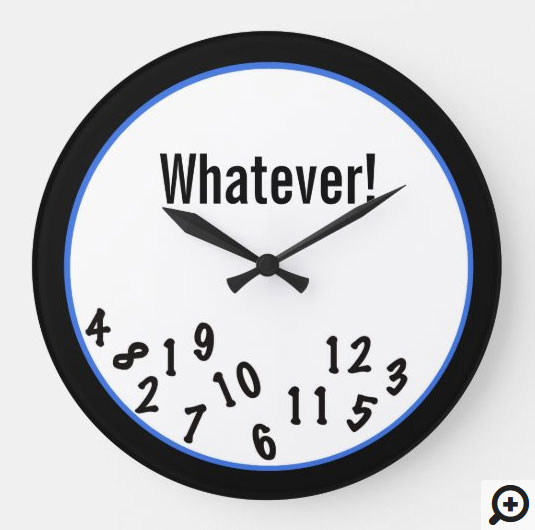 You are currently viewing Whatever! Wall Clock